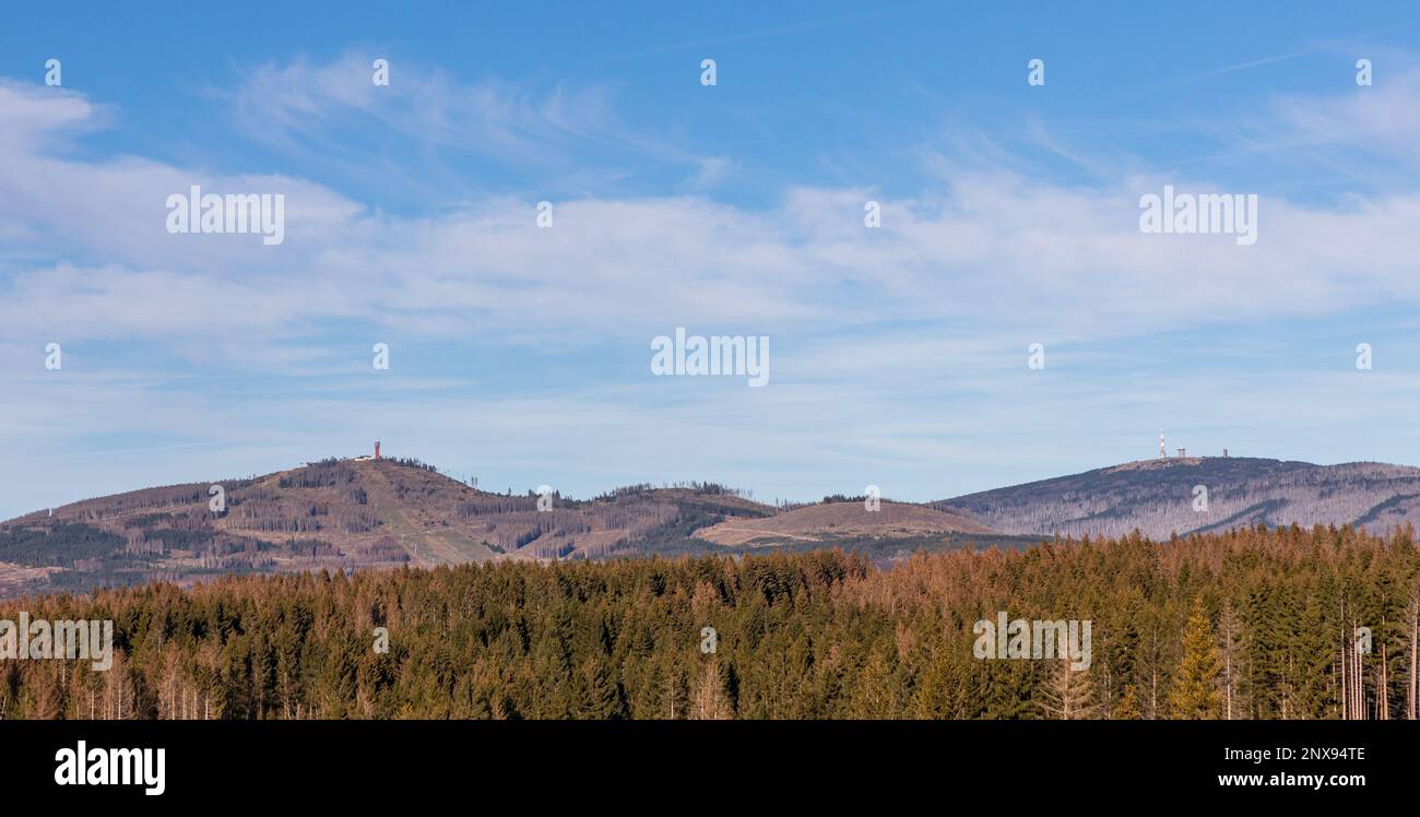 Ring der Erinnerung Grenzwanderweg Grenzmuseum Sorge im Harz Foto Stock