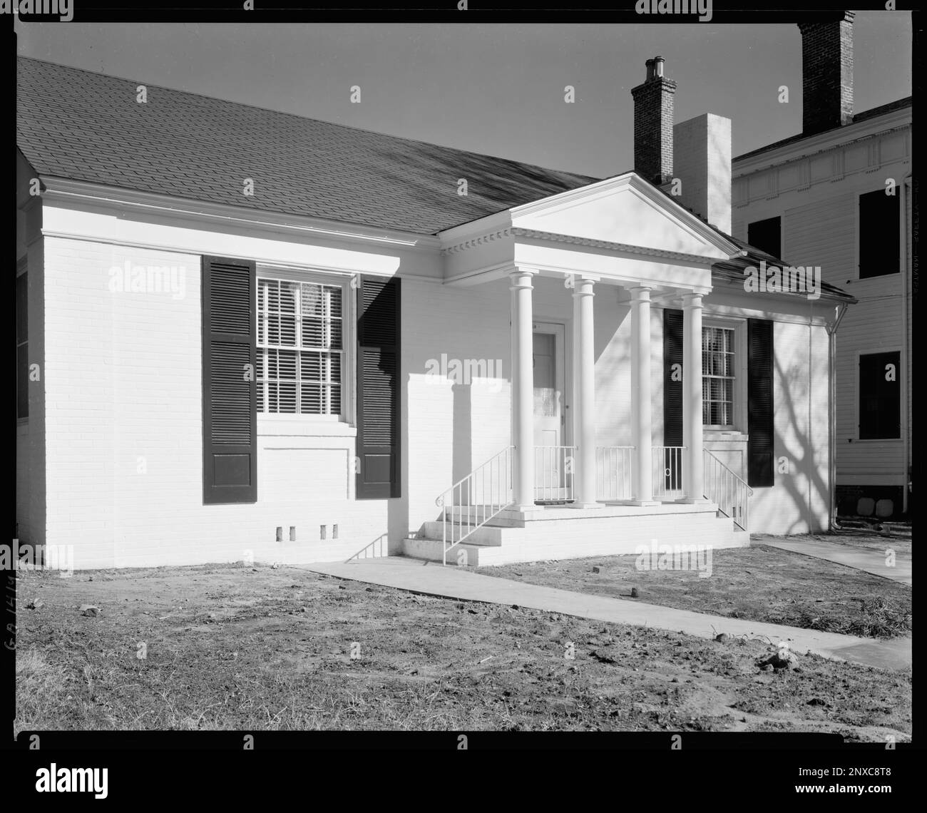 Randolph House, Macon, Bibb County, Georgia. Carnegie Survey of the Architecture of the South. Stati Uniti, Georgia, Contea di Bibb, Macon, Houses, Colonne. Foto Stock