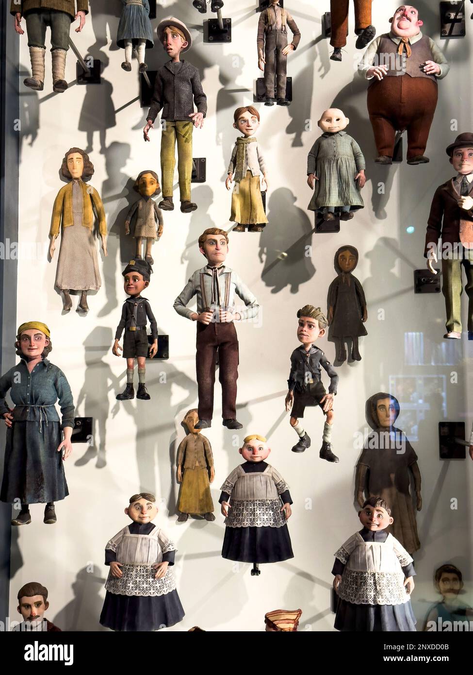 2/14/23 Napoli, Florida dietro le quinte realizzazione del film d’animazione Pinocchio di Guillermo del Toro in mostra al Metropolitan Museum of Art di New York City, 14 febbraio 2023. Foto di Jennifer Graylock-Alamy Foto Stock