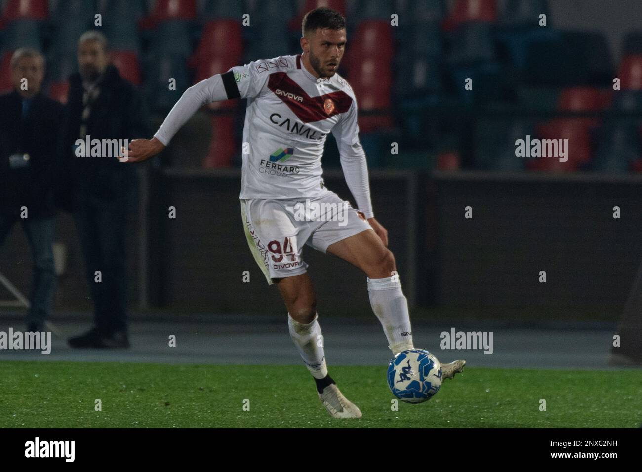 Stadio San Vito - Gigi Marulla, Cosenza, Italia, 28 febbraio 2023, Liotti Daniele Reggina ritratto durante Cosenza Calcio vs Reggina 1914 - italiano Foto Stock