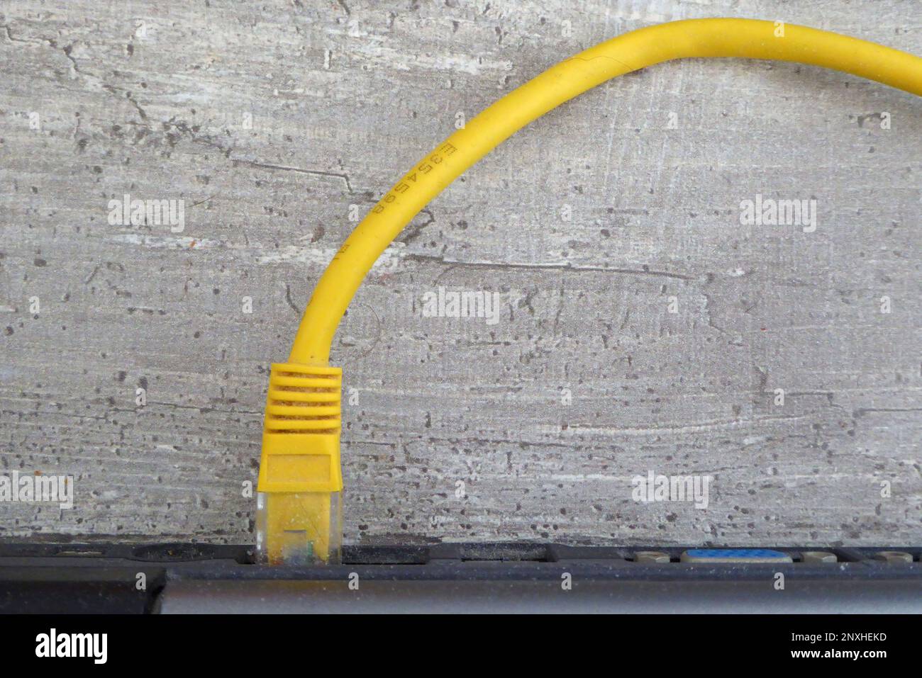 Patch, Kabel, Patchkabel, cavo, filo, Netzwerkabel Foto Stock