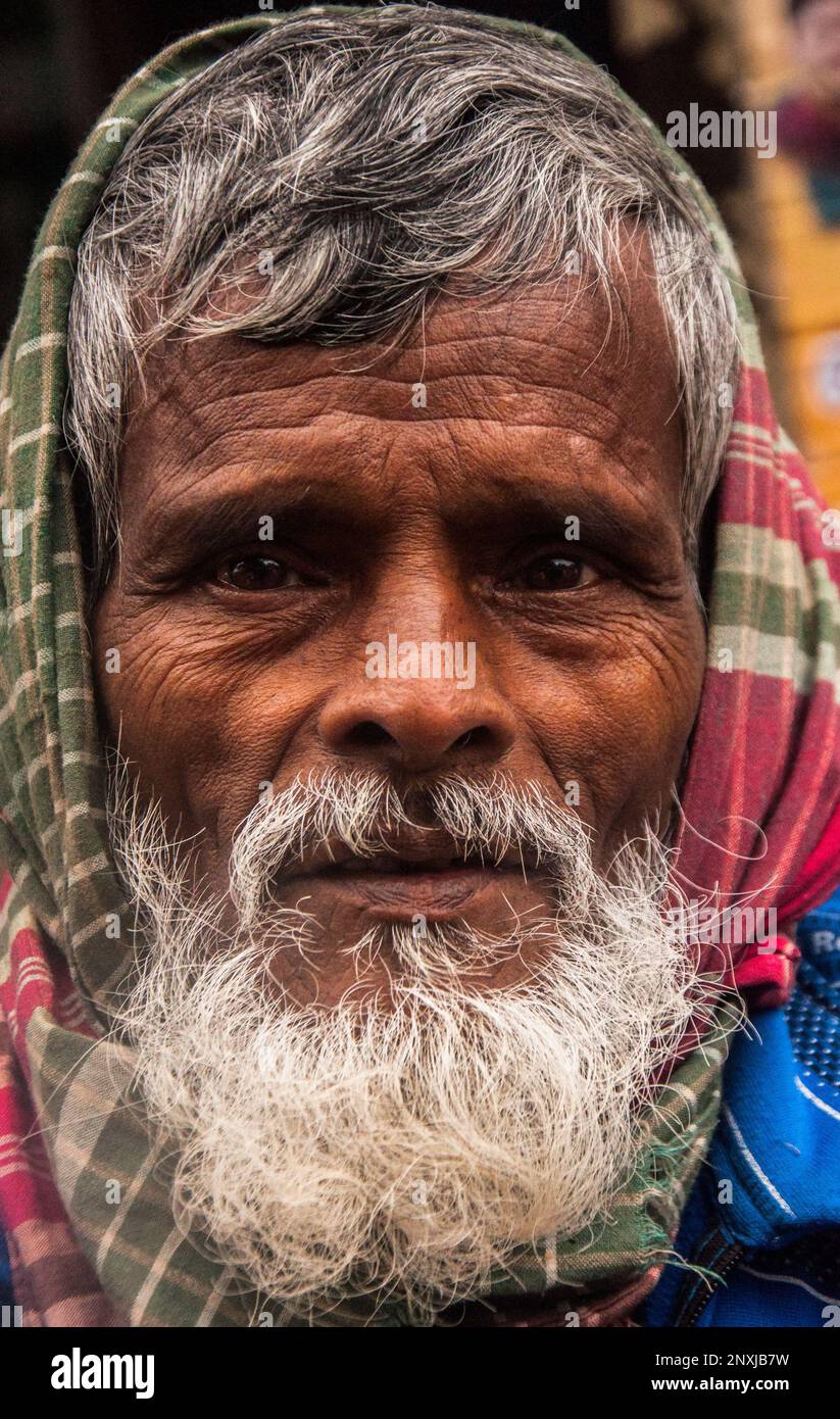 Ritratto del popolo del Bangladesh a Dhaka, Bangladesh. Foto Stock