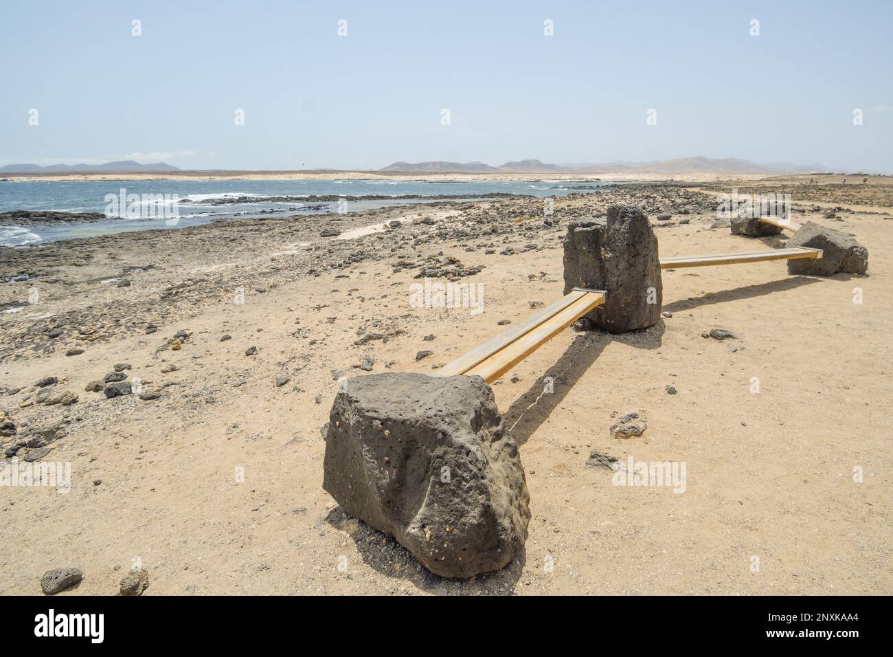 El Cotillo costa e spiagge a Fuerteventura Foto Stock