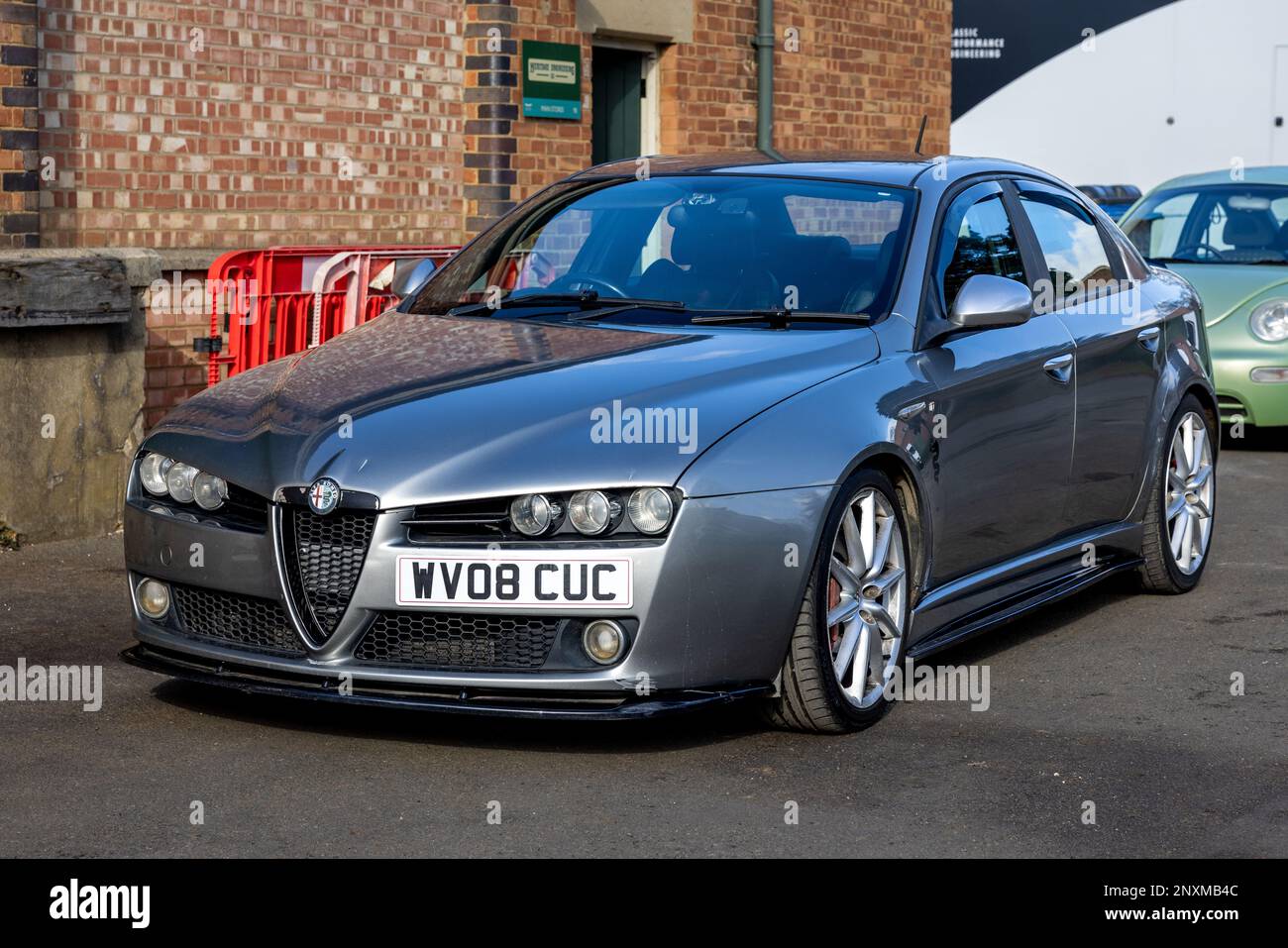 2008 Alfa Romeo 159 ti 16v JTDM ‘WV08 CUC’ in mostra al Bicester Heritage Centre il 26th febbraio 2023. Foto Stock