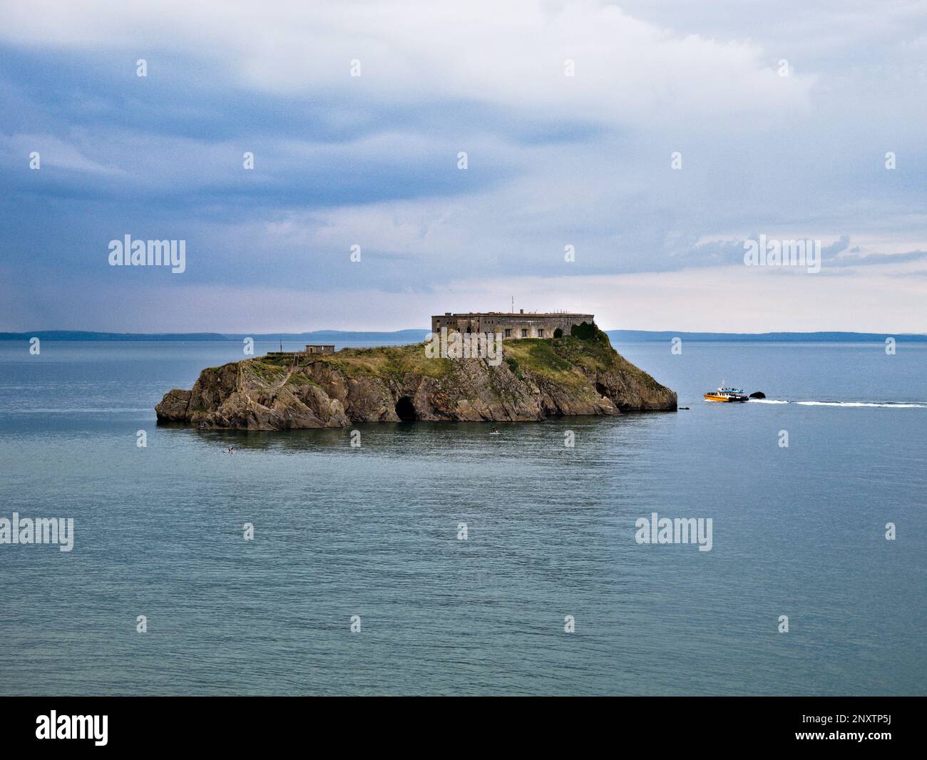 Santa Caterina's Island, Tenby, Galles Foto Stock