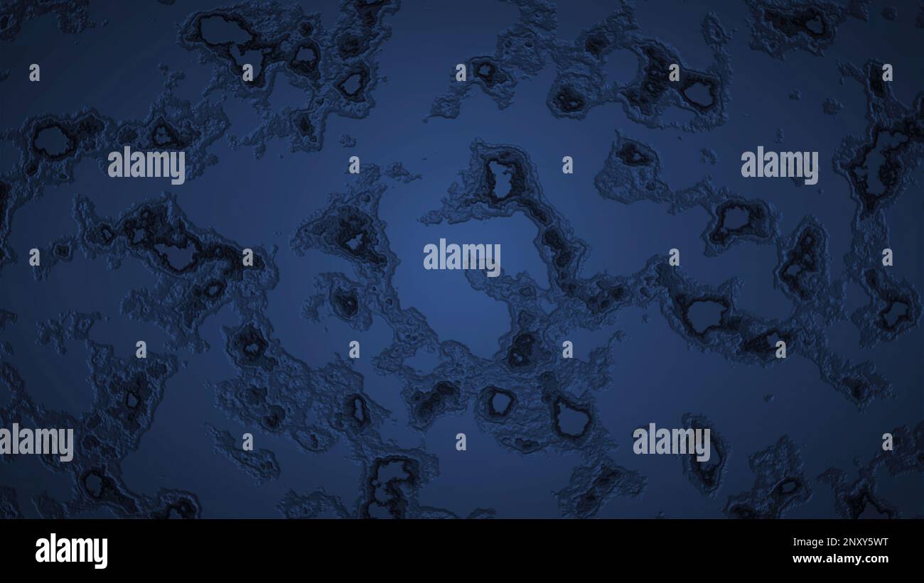 Sfondo con macchie in movimento di microbi. Movimento. Sfondo animato con macchie di batteri in movimento. Animazione astratta di punti in movimento di malattia o. Foto Stock