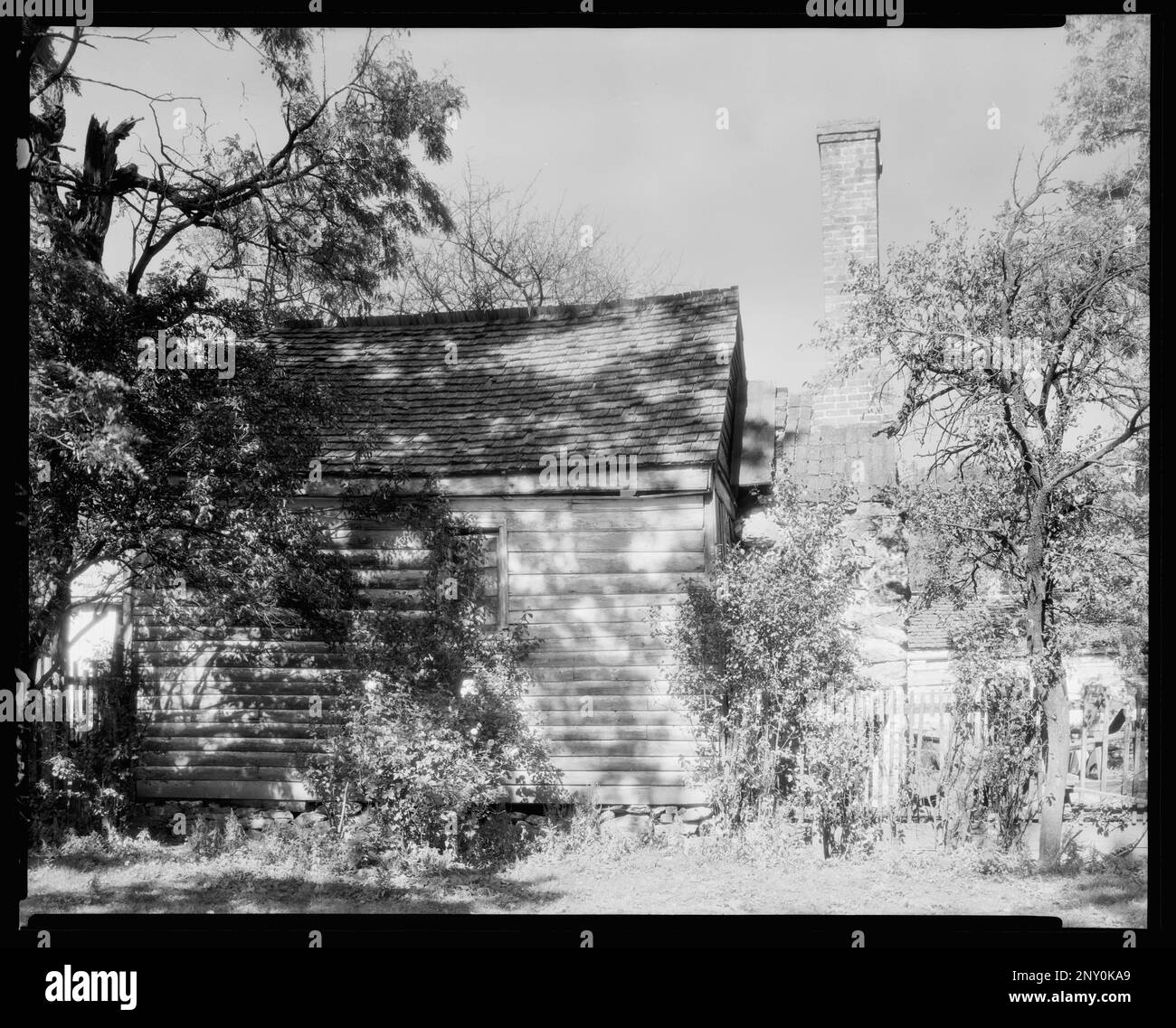 Brown's Cove, contea di Albemarle, Virginia. Carnegie Survey of the Architecture of the South. Stati Uniti Virginia Albemarle County Brown's Cove, edifici in legno. Foto Stock