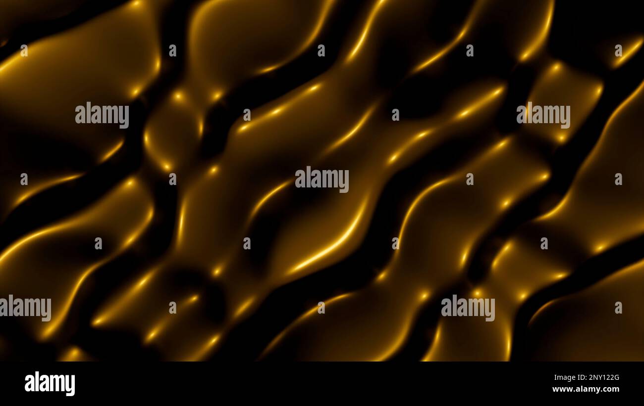 Sfondo turchese e giallo in astrazione. Design. Sfondo luminoso con vernice spessa e un motivo che ruota in direzioni diverse. H Foto Stock