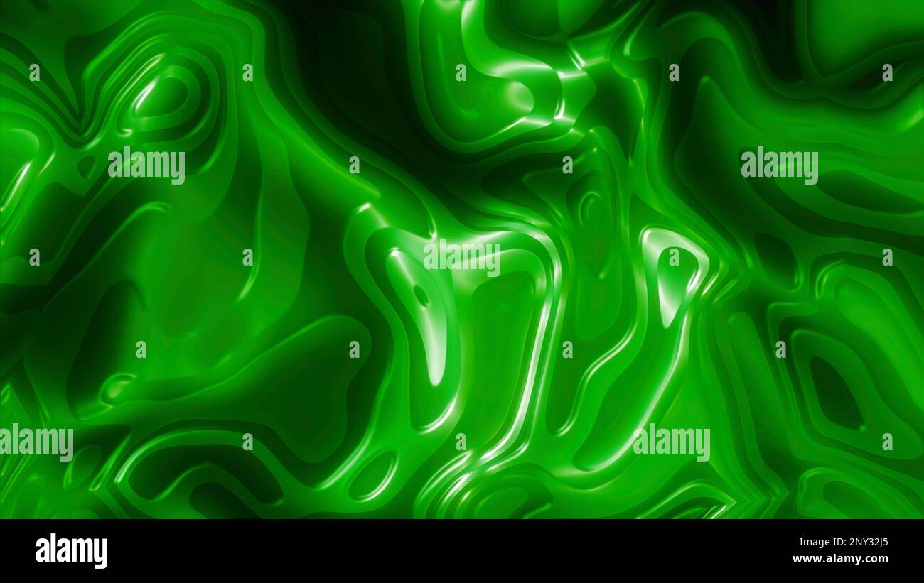 Sfondo astratto liquido liscio che ondita su tutto lo schermo. Movimento. Struttura sconosciuta di forme liquide fluttuanti Foto Stock