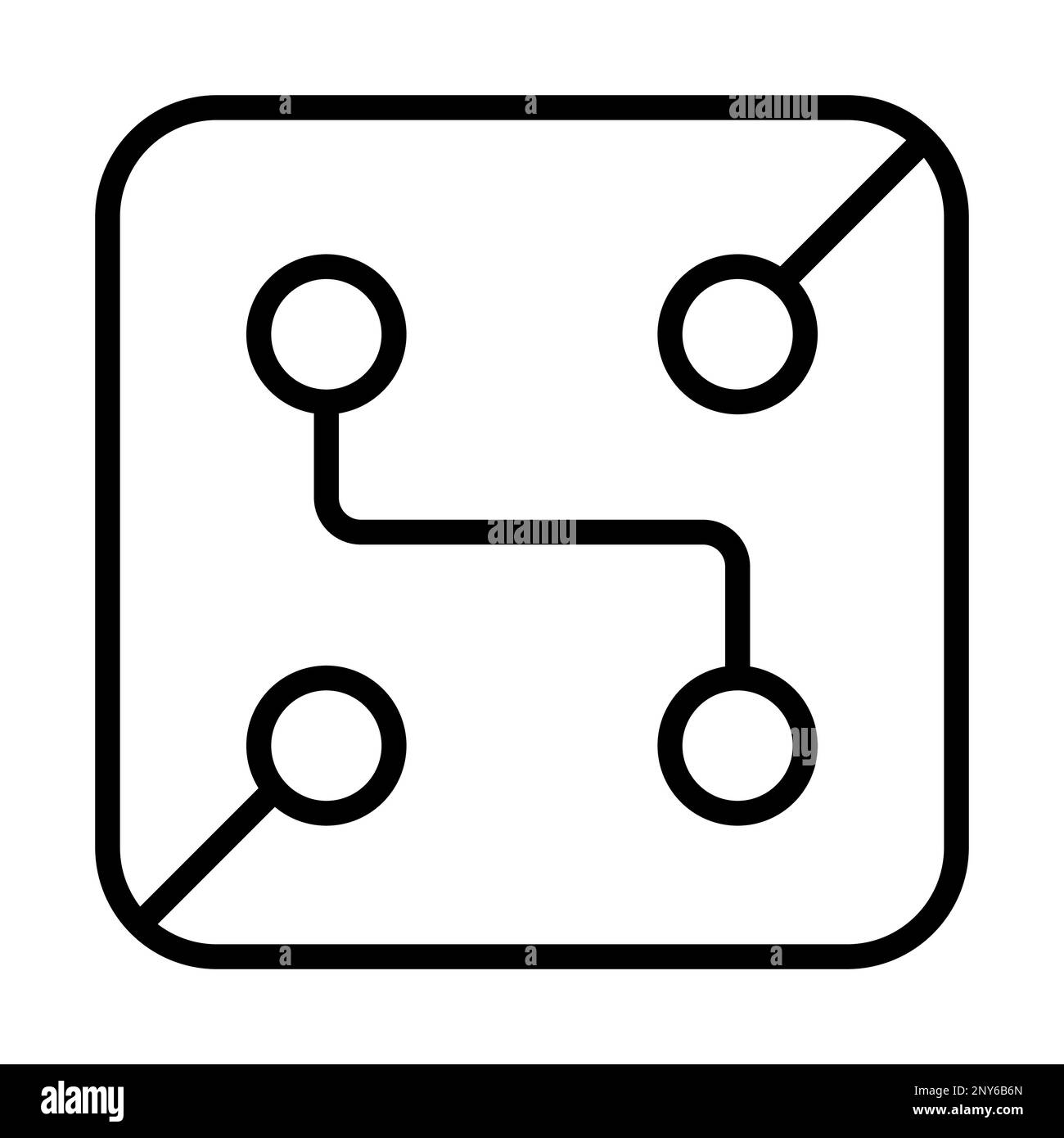 Scheda a circuito stampato, tecnologia icona vettore. Per il vostro web site design, logo, app, UI. Illustrazione Vettoriale Illustrazione Vettoriale