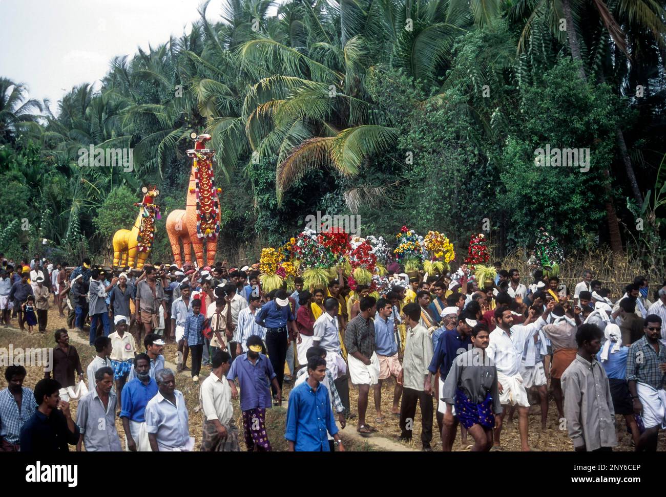 Machattu Mamangam festival a Machattu, Kerala, India Foto Stock