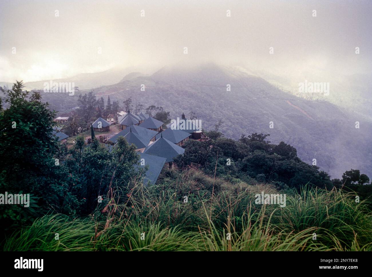 Ponmudi una bella stazione collinare in Kerala, India del Sud, India, Asia Foto Stock