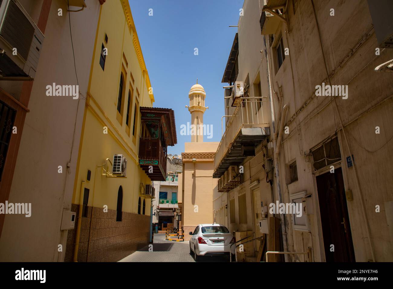 Vista sulla città, Manama, Bahrain, Medio Oriente Foto Stock