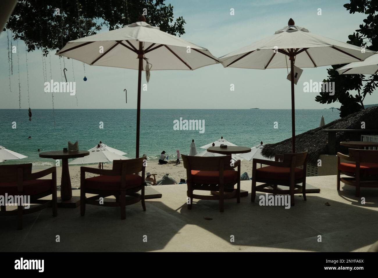 Foto di viaggio di un'isola resort sulla spiaggia in Thailandia Foto Stock