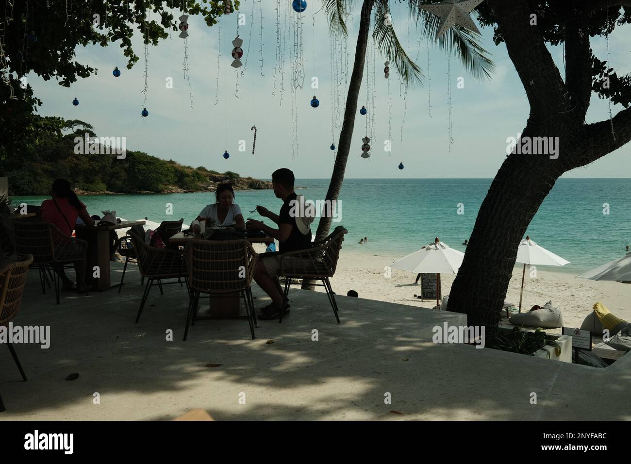 Foto di viaggio di un'isola resort sulla spiaggia in Thailandia Foto Stock