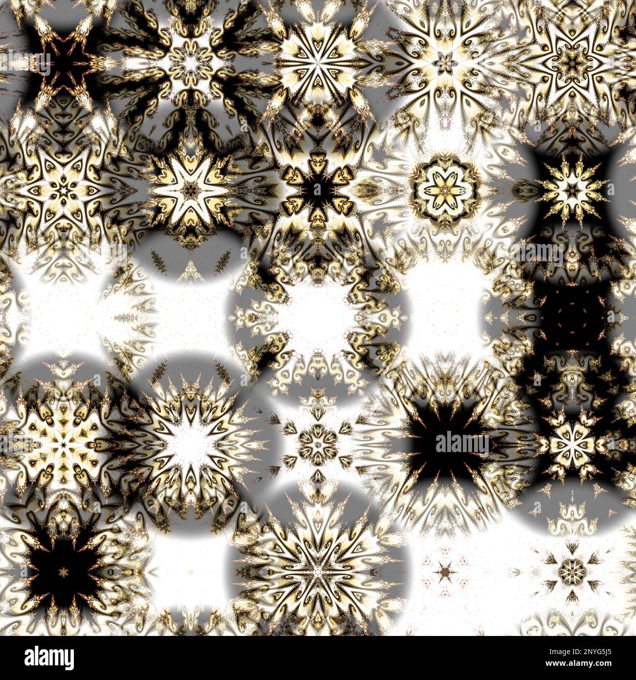 Disegno Fractal generato dal computer astratto. Un frattale è un modello senza fine. I frattali sono modelli infinitamente complessi che sono auto-simili attraverso Foto Stock