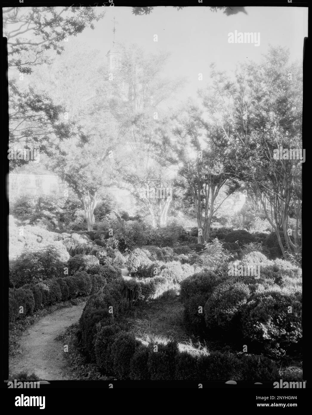 Palace Gardens, Williamsburg, James City County, Virginia. Carnegie Survey of the Architecture of the South. Stati Uniti Virginia James City County Williamsburg, giardini. Foto Stock