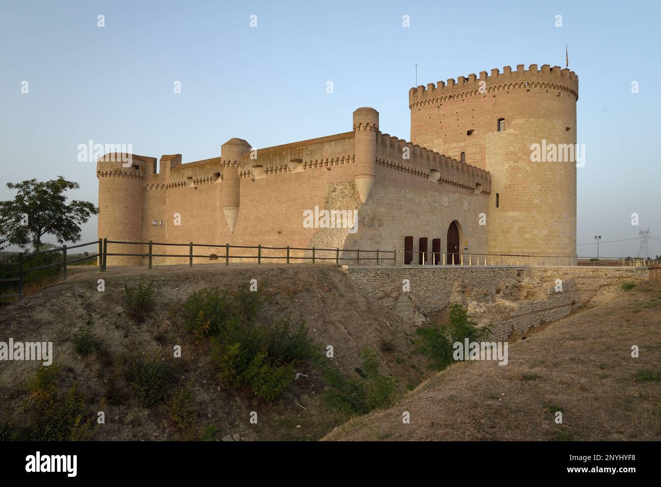 Castello di Arévalo in provincia di Ávila. Foto Stock