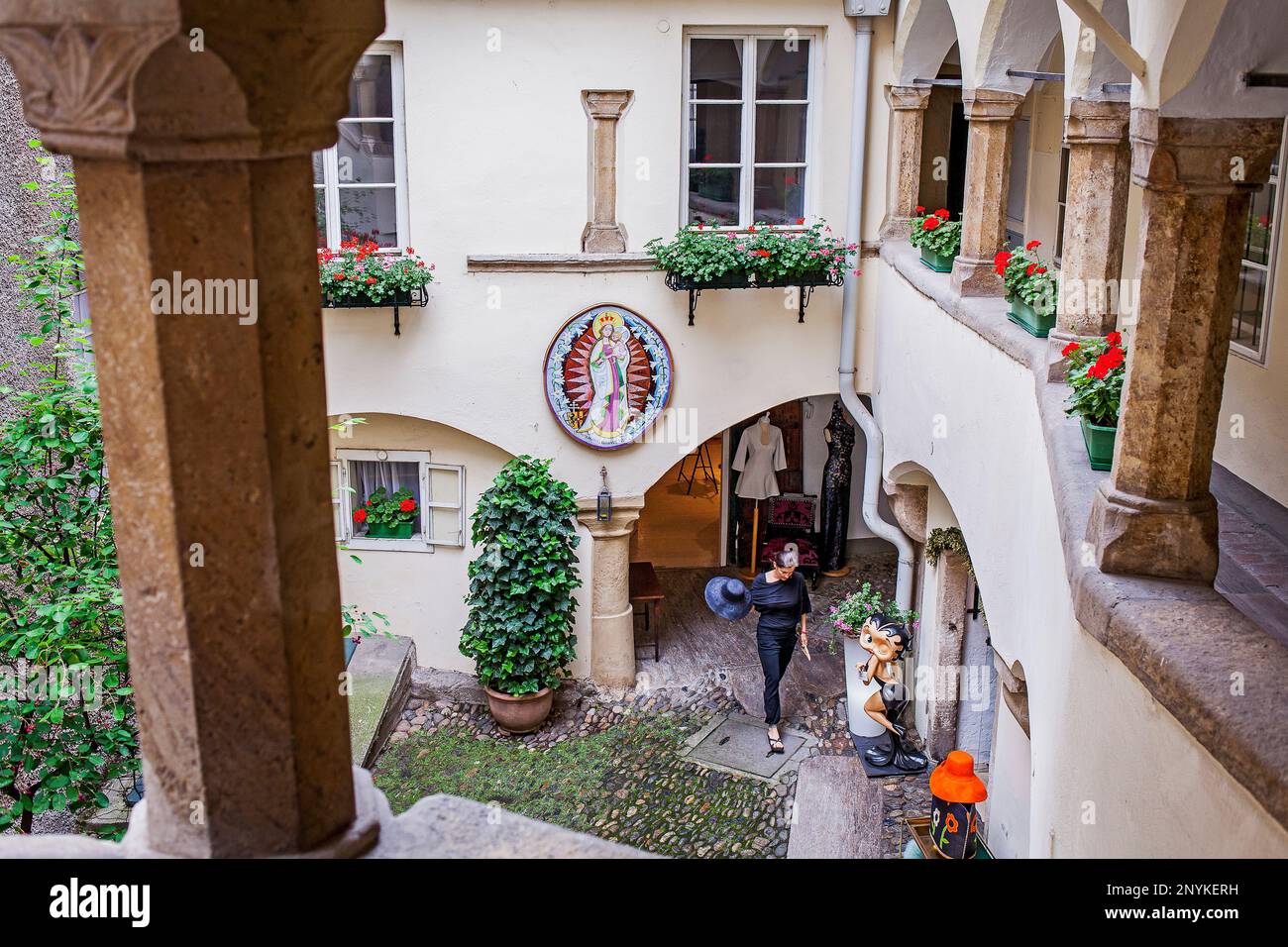 Casa dei Cavalieri Teutonici, Sporgasse street, Graz, Austria Foto Stock