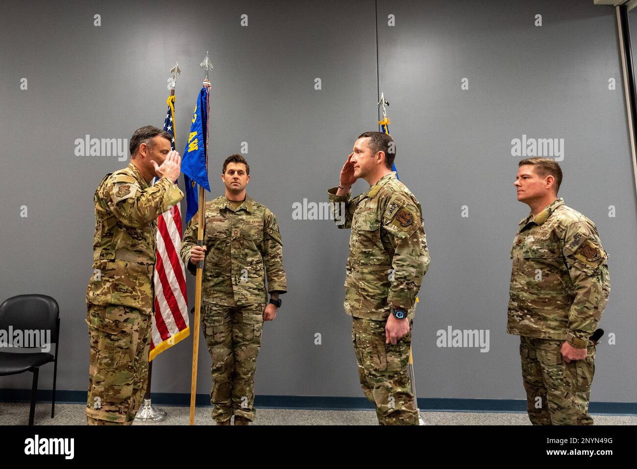 STATI UNITI Christopher Schutte riceve il comando del 169th Air