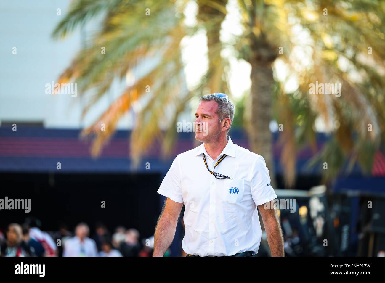 WITTICH Niels (nld), direttore di gara FIA e delegato alla sicurezza, ritratto durante la Formula 1 Gulf Air Bahrain Grand Prix 2023, 1st° round del Campionato del mondo FIA di Formula uno 2023 dal 2 al 5 marzo 2023 sul circuito Internazionale del Bahrain, a Sakhir, Bahrain - Foto Florent Gooden / DPPI Foto Stock