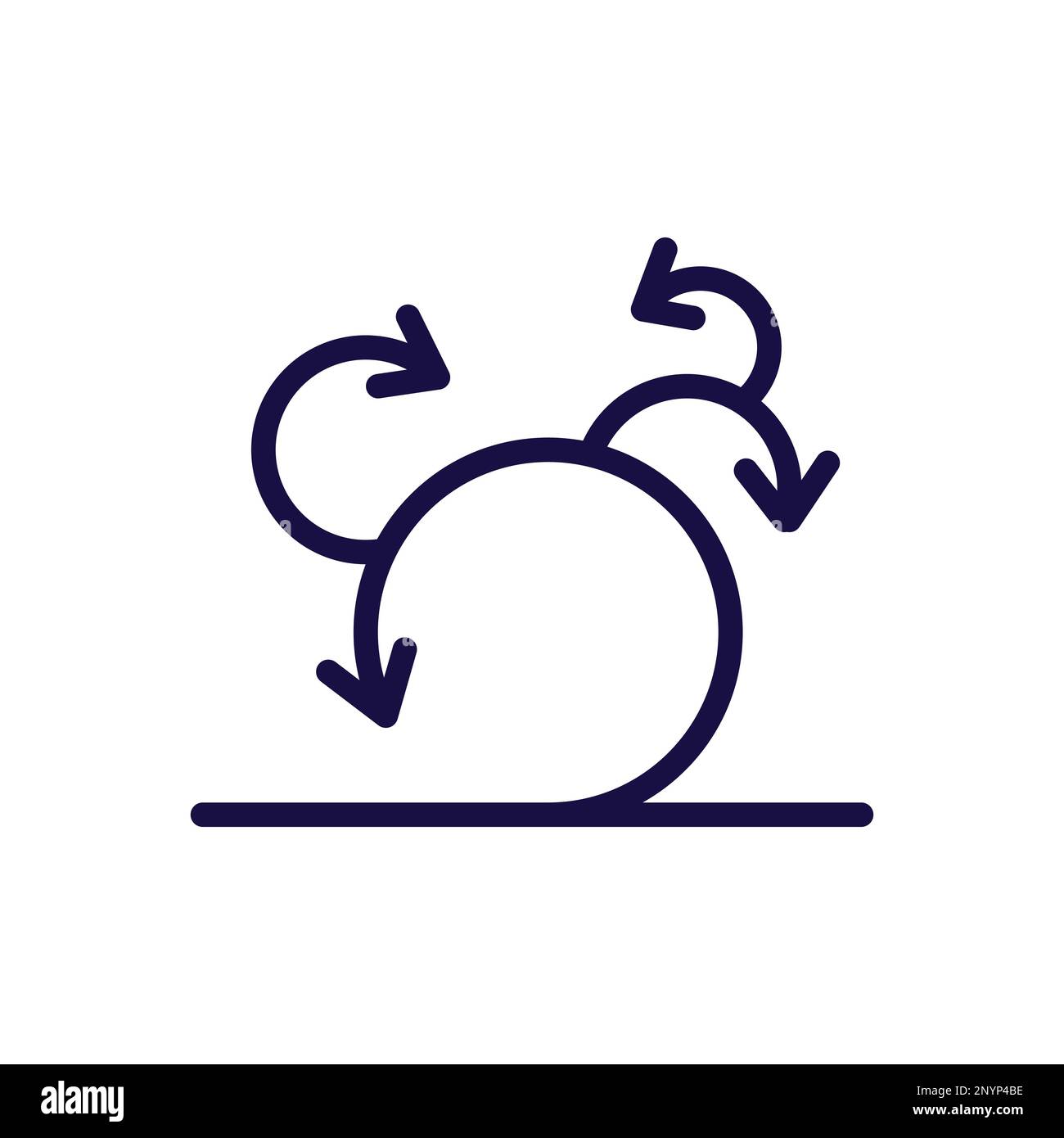 Icona sviluppo agile. Icona monocromatica Simple Agile Development per modelli, web design e infografiche Illustrazione Vettoriale