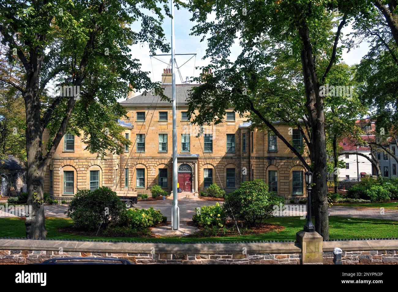 La sede governativa di Barrington Street è la residenza ufficiale del tenente governatore della Nuova Scozia. Wa Foto Stock