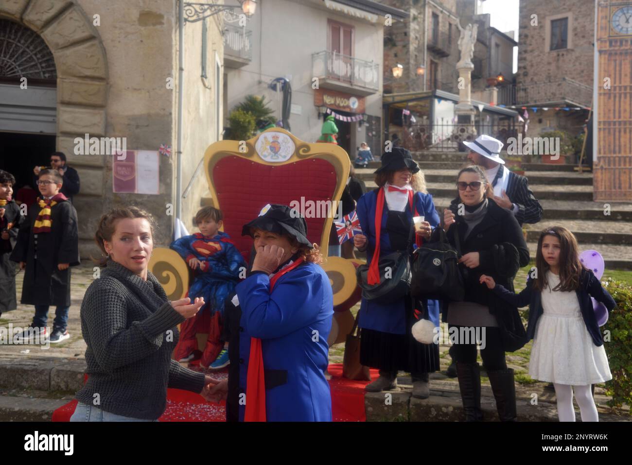 Carnevale di Ficarra 2023 Foto Stock