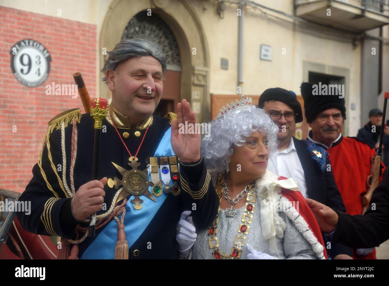 Carnevale di Ficarra 2023 Foto Stock