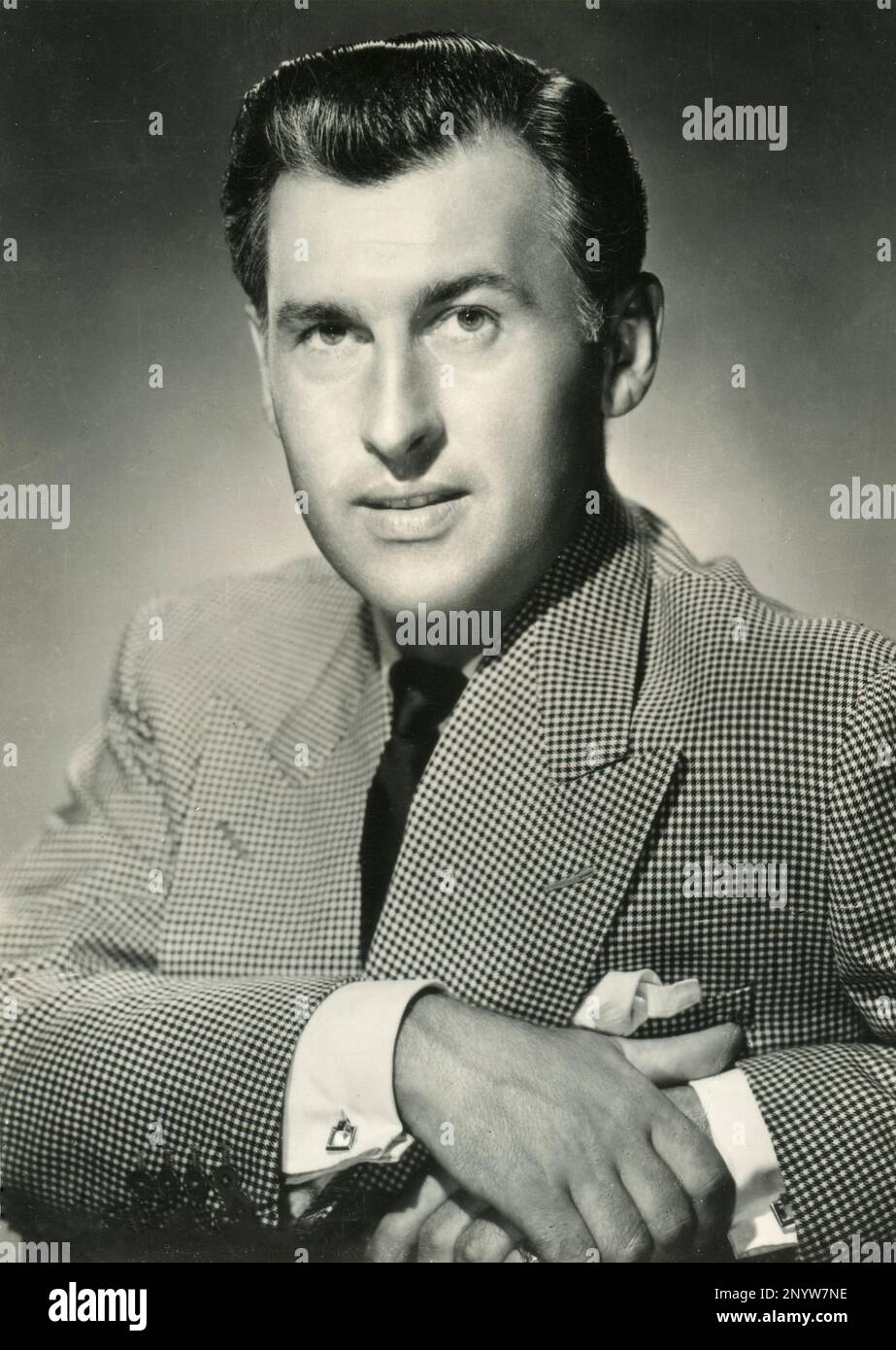 Attore americano Stewart Granger, USA 1950s Foto Stock