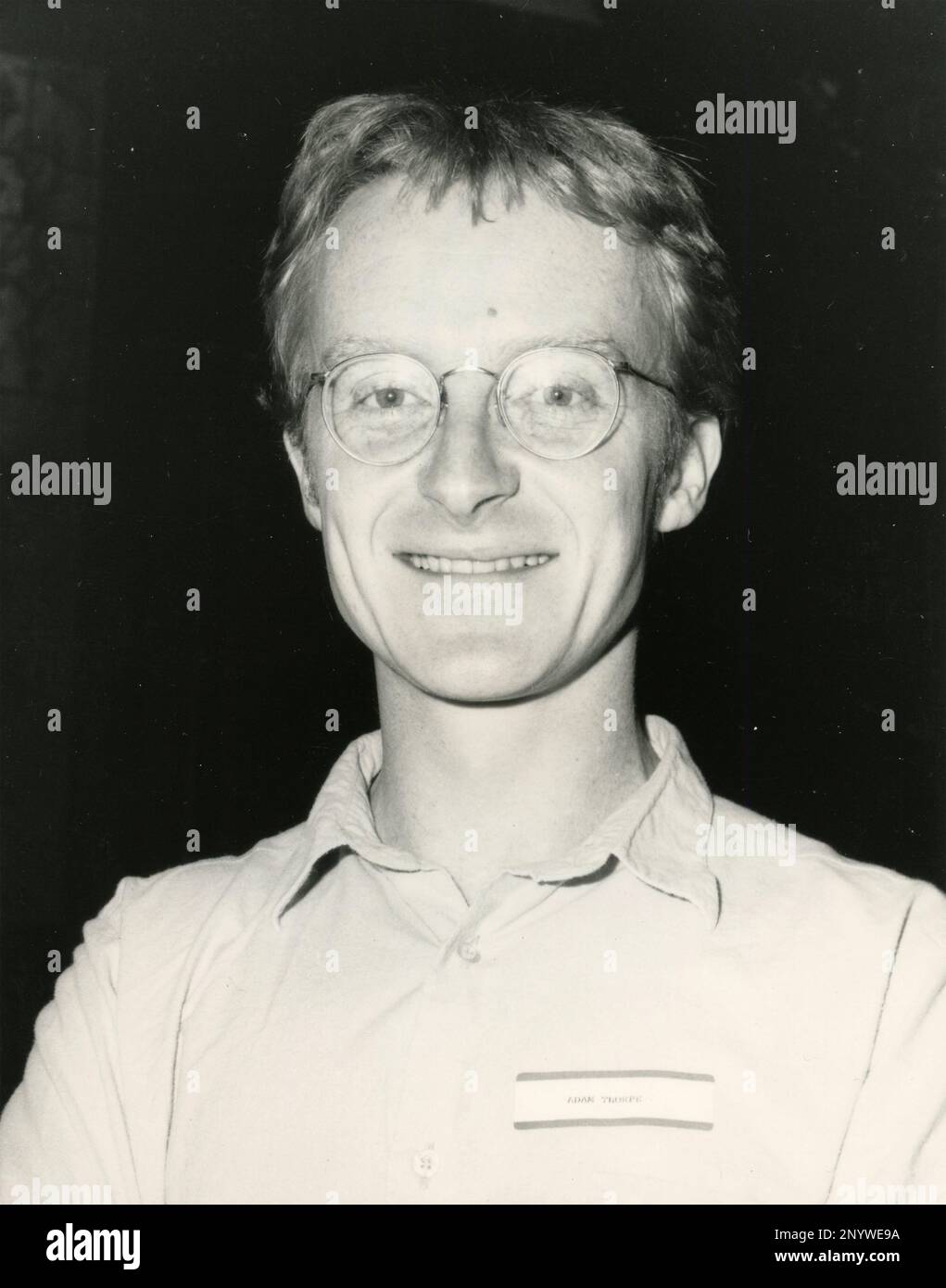 Poeta e romanziere britannico Adam Thorpe, 1985 Foto Stock