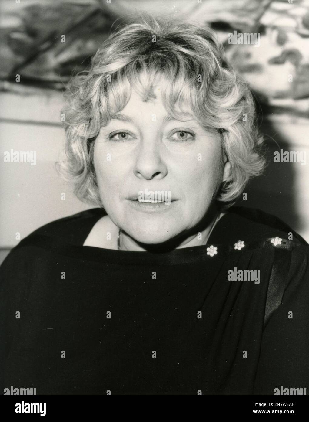 Autore, saggio e drammaturgo inglese Fay Weldon, Regno Unito 1985 Foto Stock