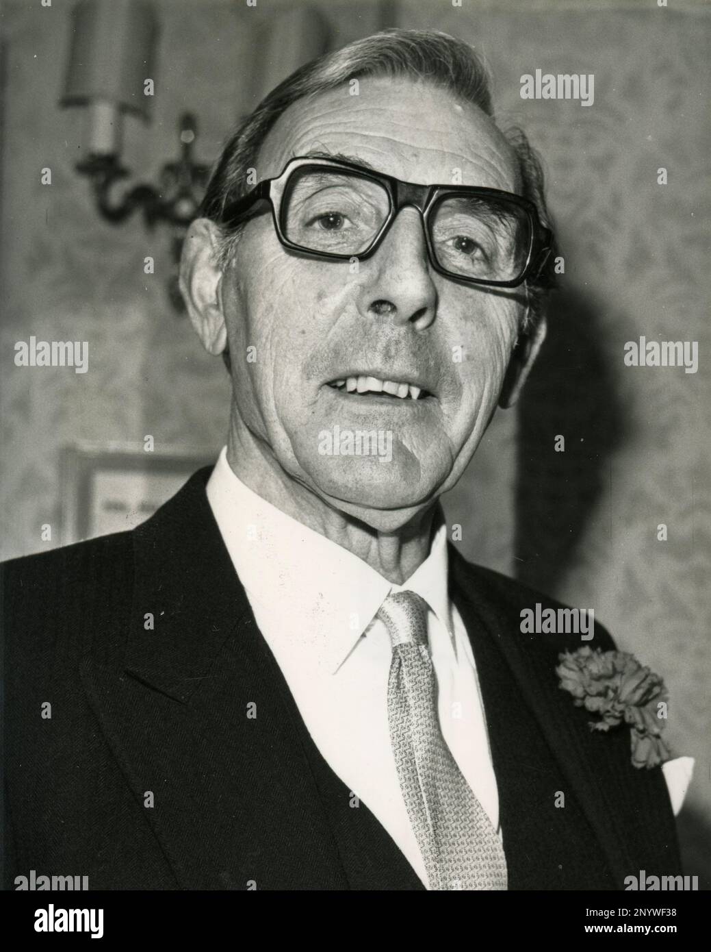Autore, attore e scrittore inglese Eric Sykes, UK 1985 Foto Stock
