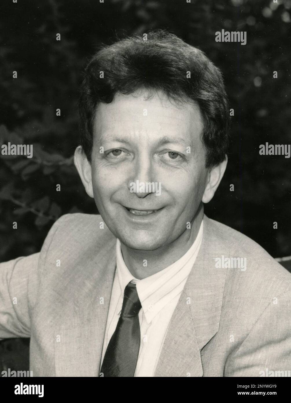 Autore, giornalista e critico inglese Michael Thornton, Regno Unito 1985 Foto Stock