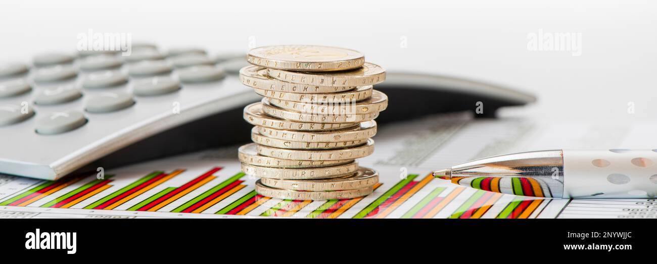 economia, finanza ed ecologia Foto Stock