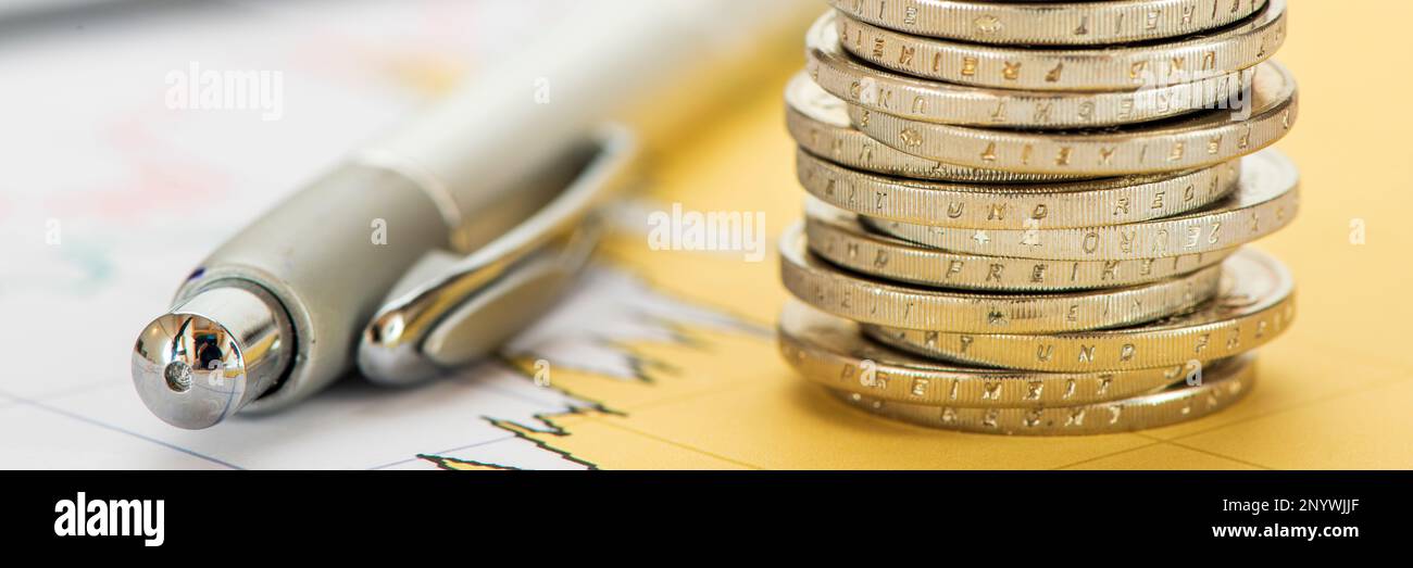 economia, finanza ed ecologia Foto Stock