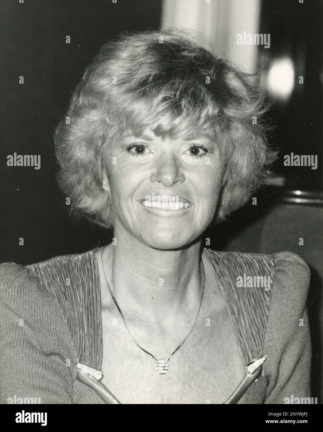 Attrice britannica Shani Wallis, Regno Unito 1985 Foto Stock