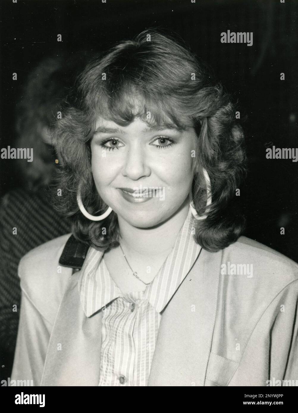 Attrice inglese Susan Tully, Regno Unito 1987 Foto Stock