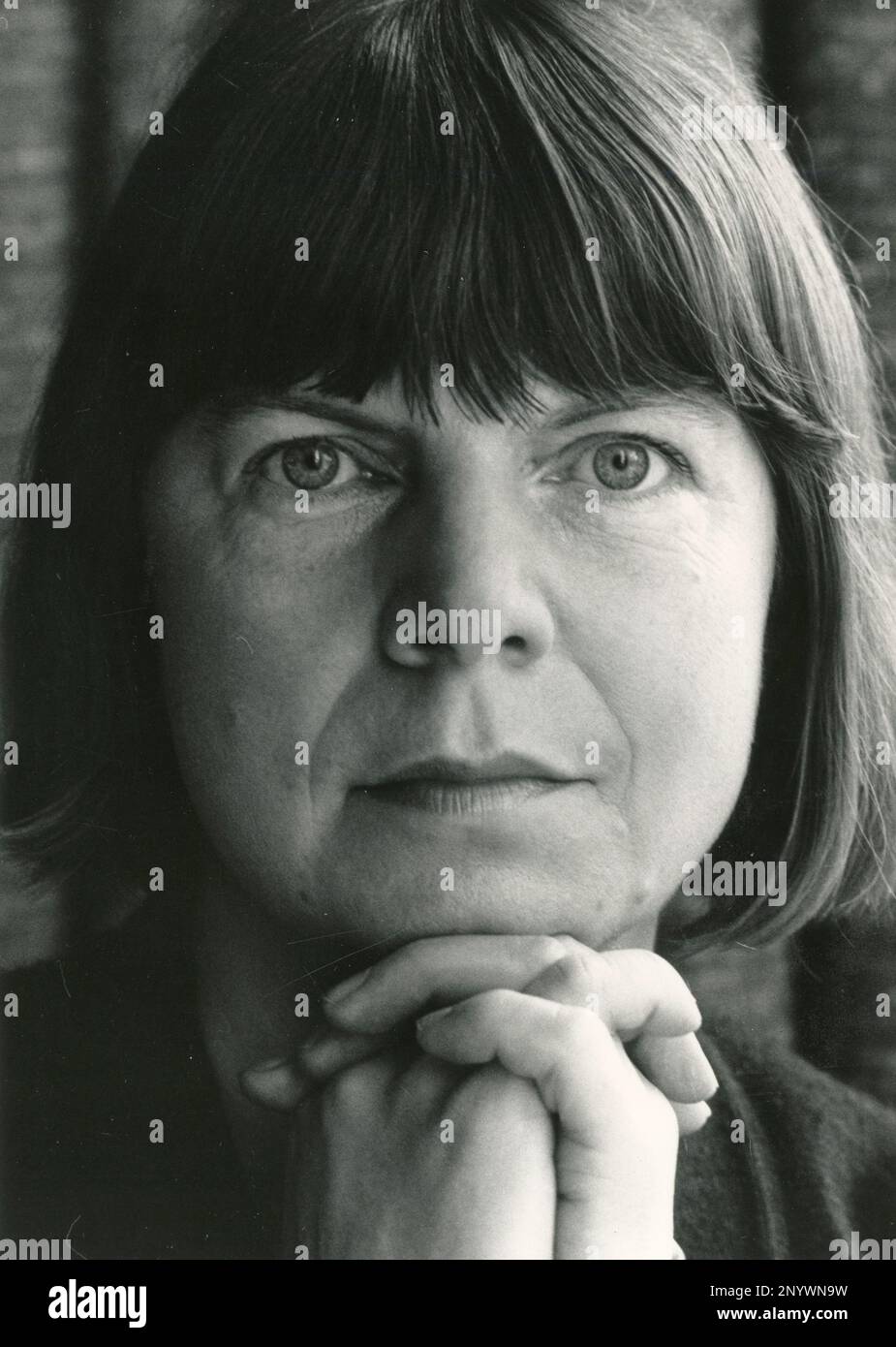 Biografo e romanziere inglese Margaret Drabble, UK 1987 Foto Stock
