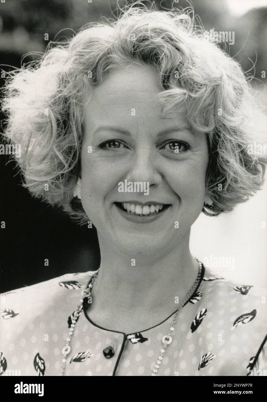 Attrice televisiva britannica Susie Blake, Regno Unito 1980s Foto Stock