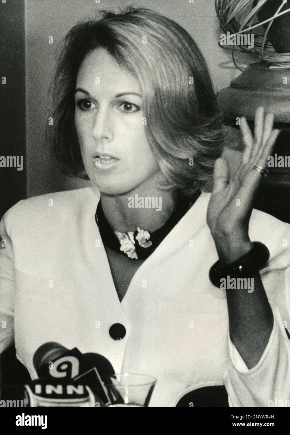Donna d'affari americana e socialita Sydney Biddle Barrows, Regno Unito 1987 Foto Stock