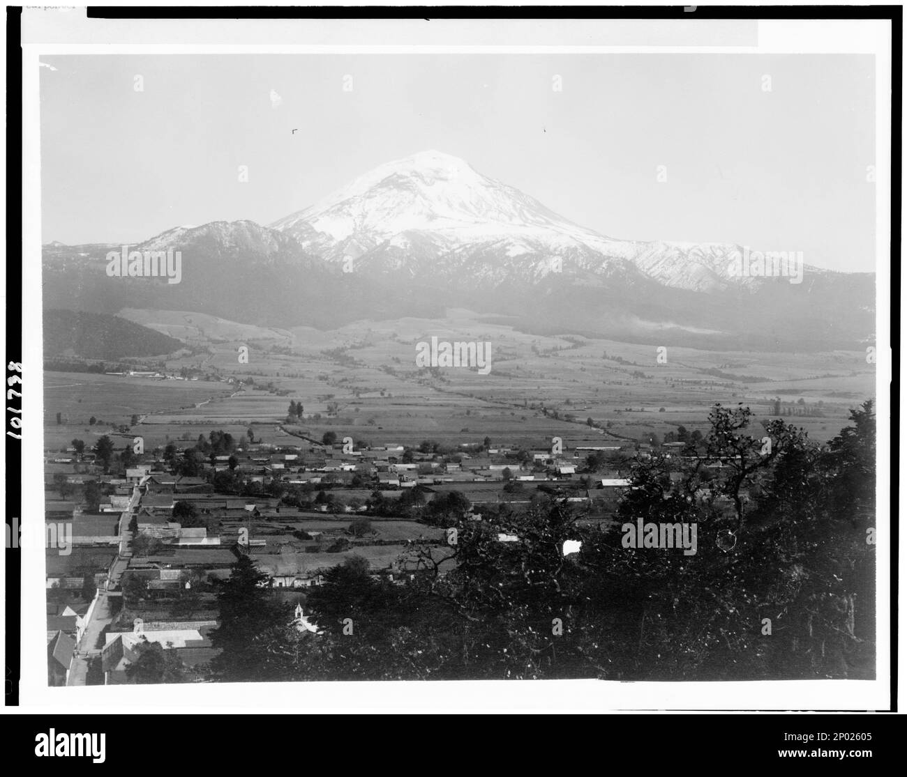 Vulcano Popocatépetl, Messico. Frank and Frances Carpenter Collection, Volcanoes, Mexico, 1890-1930. Foto Stock