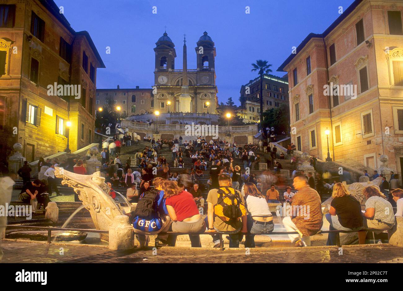 Piazza di Spagna, Roma, Italia Foto Stock