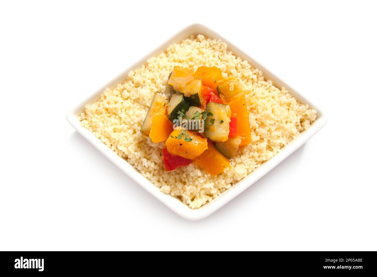 Couscous fresco con verdure Foto Stock