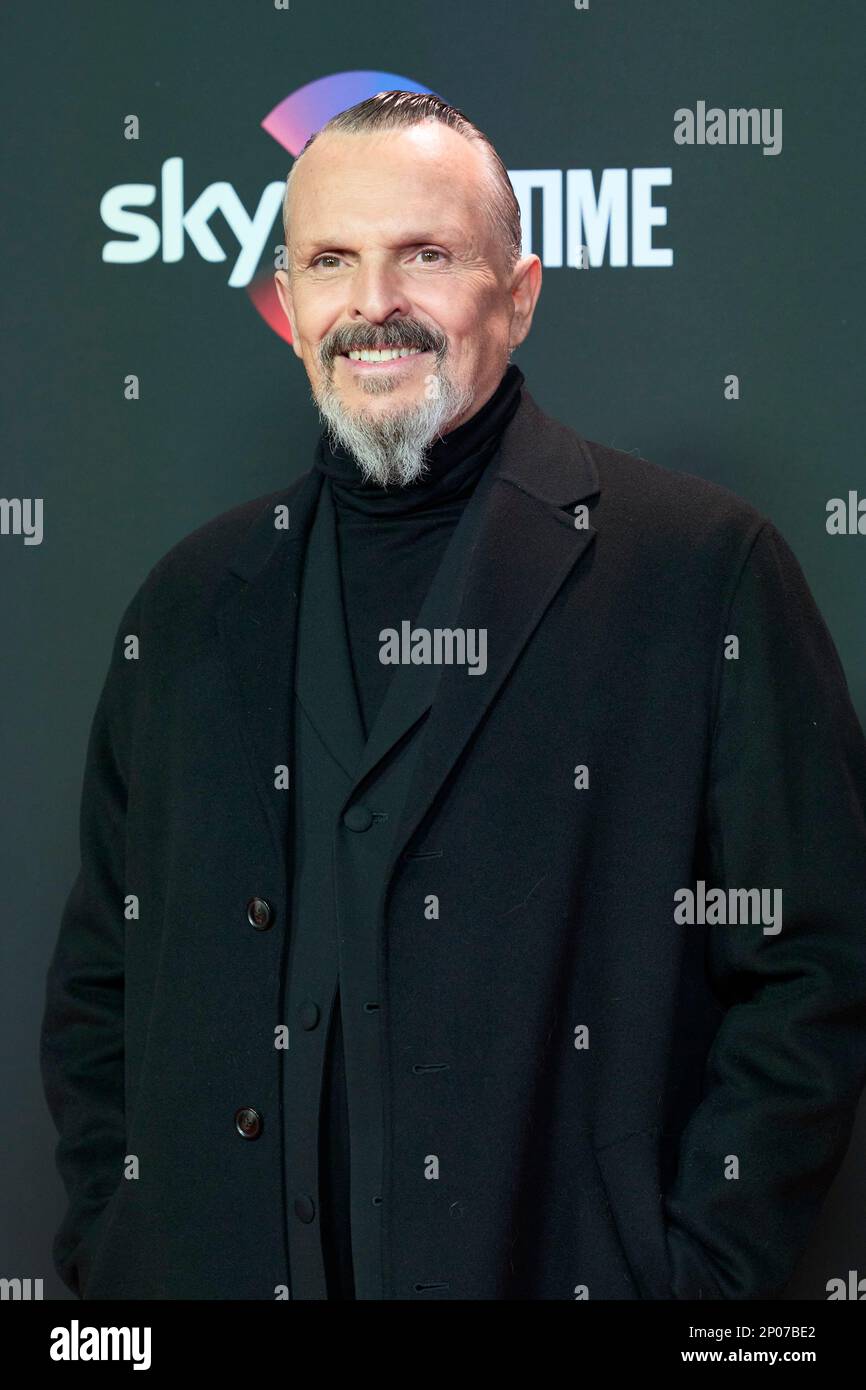 2 marzo 2023, Madrid, Madrid, Spagna: MIGUEL BOSE partecipa a 'Bose' Premiere al Domo 360. (Credit Image: © Jack Abuin/ZUMA Press Wire) SOLO PER USO EDITORIALE! Non per USO commerciale! Foto Stock