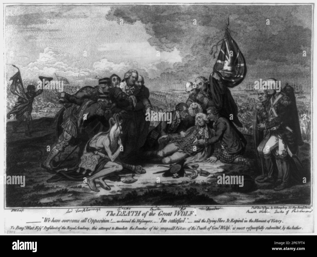 La morte del Grande Lupo. British Cartoon Prints Collection , questo record contiene dati non verificati provenienti dalla scheda del sottotitolo. Foto Stock