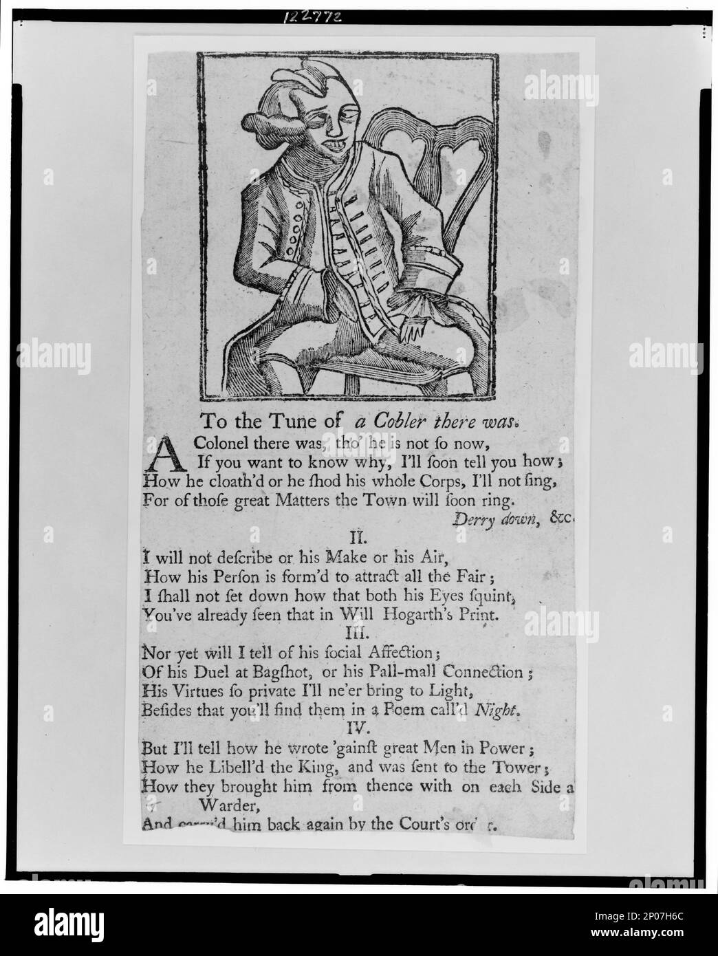 Per la musica di un cobler c'era. Collezione British Cartoon Prints . Foto Stock