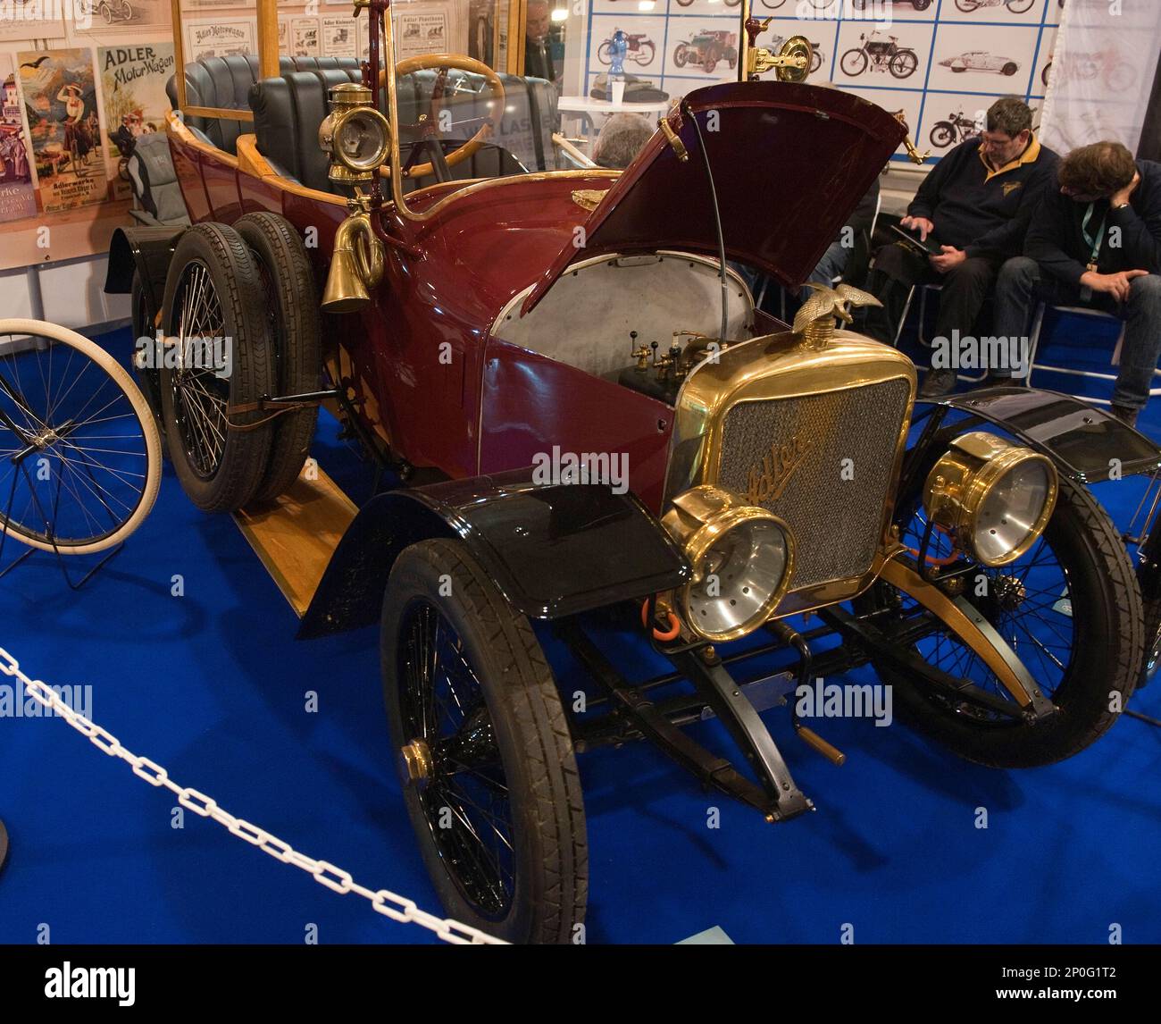 Auto d'epoca Adler 5-13, costruita nel 1913 Foto Stock