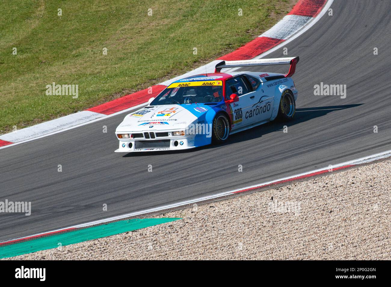 BMW M1, vincitore 24h Classic, circuito di Nuerburgring, 24h Classic, circuito di gara, pista, curva, skid, drift, trofeo youngtimer, auto classica, 70ies Foto Stock