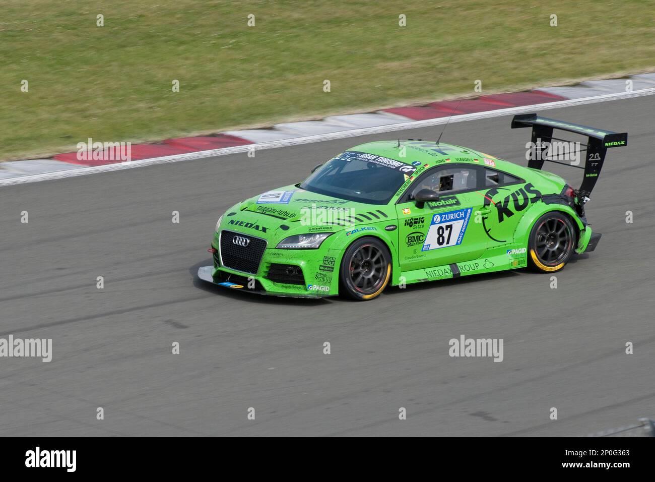 Audi TT, 24h pista di Nuerburgring, 24 ore gara 2017, Eifel, Renania-Palatinato, Germania Foto Stock